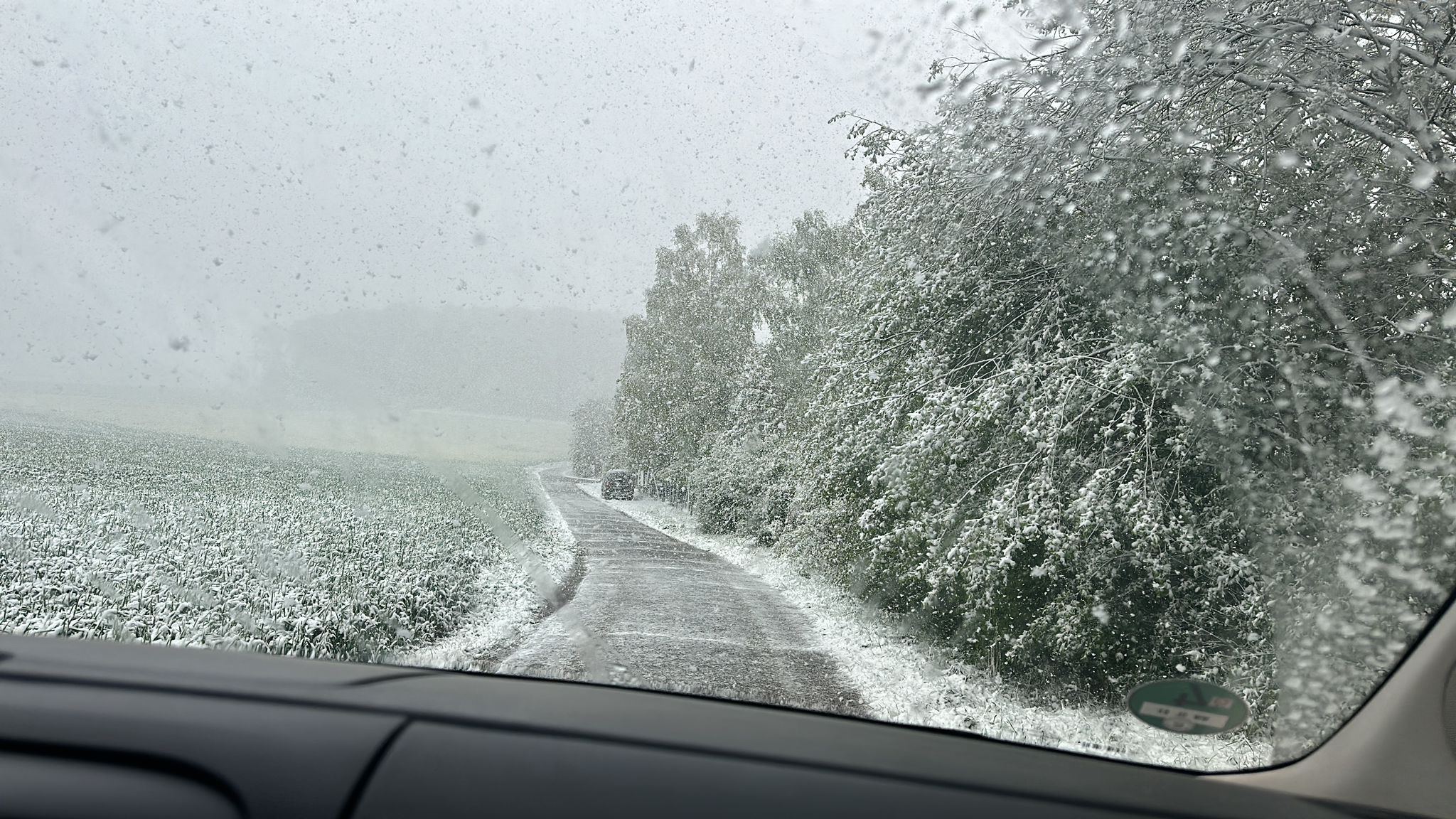 Aprilwetter beim Training am 21.04.2024